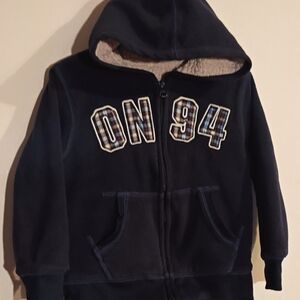 Kid's Old Navy Navy Blue Full Zip Hoodie Size 4T